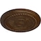 Ekena Millwork Alexandria Rope Ceiling Medallion (Canopies up to 4 5/8"), 19 5/8"OD x 1 1/2"P, Root Beer Crackle CM18ALRBC - alternate 2
